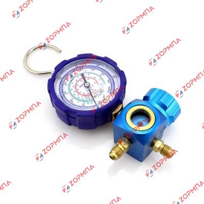 Κάσα μονή με βάνα & μανόμετρο χαμηλής πίεσης κομπλέ R22, R410, R404, R134 Γενικής Χρήσης