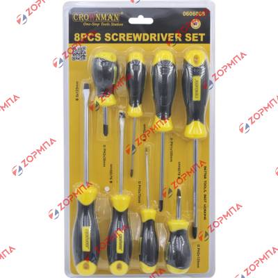 Κατσαβίδια σετ 8 τμχ