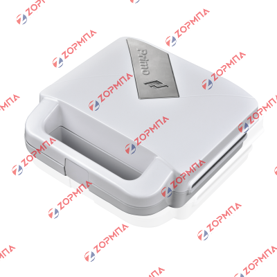 Τοστιέρα γκριλ 2 θέσεων 750W με αντικολλητική επίστρωση λευκή PRIMO PRSM-40442