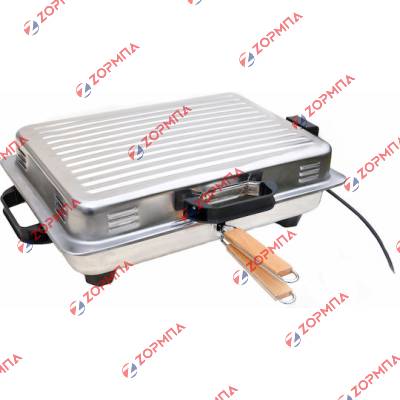 Ηλεκτρική Ψηστιέρα ΙΝΟΧ με Καπάκι 800W ROLLER 32 x 24cm