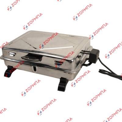 Ηλεκτρική ψηστιέρα inox 1400W 31,5x43.5cm με καλώδιο γίγας