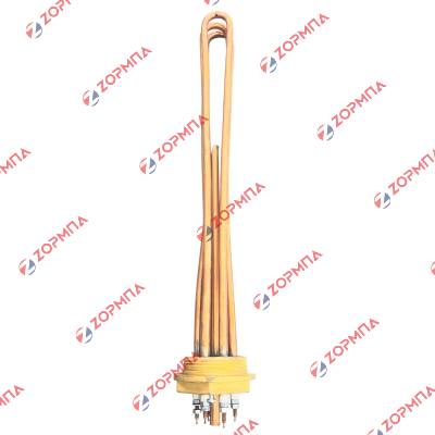 Αντίσταση χαλκού 2'' 45cm με θήκη θερμοστάτη 9000W