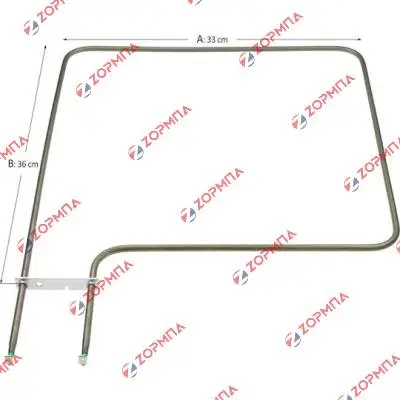 Αντίσταση φούρνου κουζίνας κάτω μέρος 1000W 230V  33,5x37 cm AEG / ELECTROLUX/ ZANUSSI