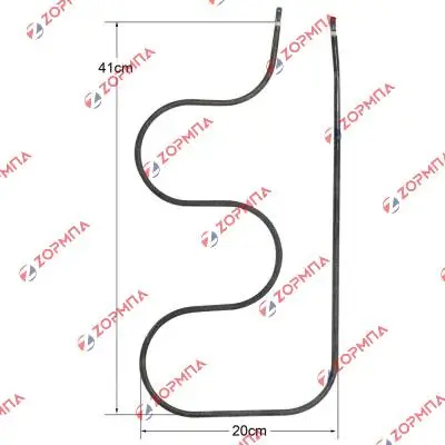 Αντίσταση 850W κάτω μέρος  για φουρνάκι 20 x 43 DAVOLINE