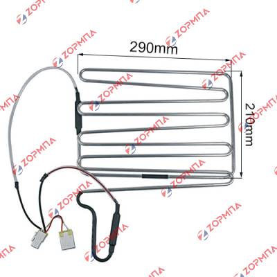 Αντίσταση ψυγείου αλουμινίου NO-FROST 110W 230V SAMSUNG DA81-01691A DA8101691A