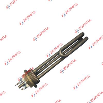 Αντίσταση inox 1" + 1/4, 2KW, 23x5x5cm με θήκη θερμοστάτη επαγγελματικών συσκευών