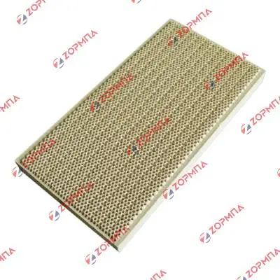 Πλακίδιο κεραμικό καυστήρα αερίου, επαγγελματικού γύρου - ντόνερ Γενικής χρήσης  73 x 161 mm 