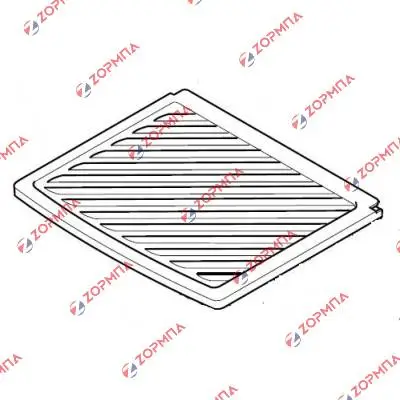 Πλάκα τοστιέρας DELONGHI CG134 28,7 x 22,5cm Original 7079104100