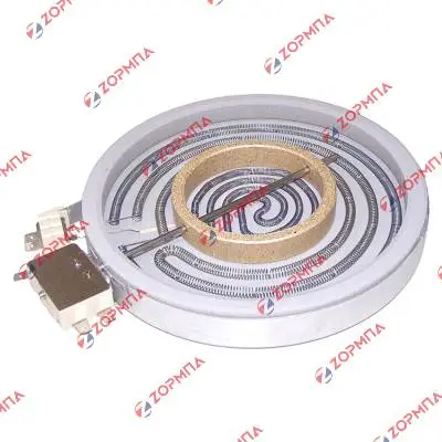 Εστία κεραμικής κουζίνας διπλή 1700W / 400W 230V Φ20cm x Φ9,5cm με 5 επαφές