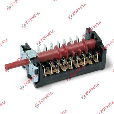 Διακόπτης επιλογής φούρνου κουζίνας 6 θέσεων (0+5 Θέσεων) (9+9 επαφές) DAEWOO / UNITED / VESTEL 32010328