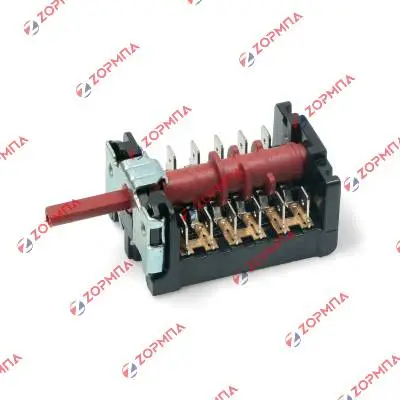 Διακόπτης επιλογής φούρνου κουζίνας 6 θέσεων (0+5 θέσεων) 6+6 επαφές SCHAUB LORENZ \VESTEL \AMICA \ΒΕΚΟ \Γενικής χρήσης