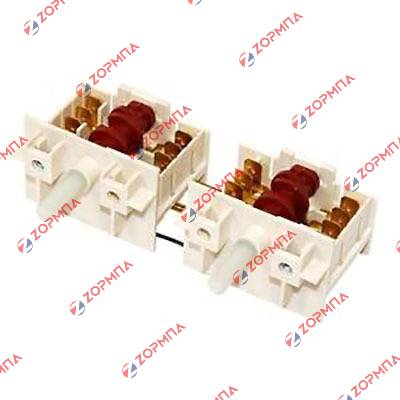 Διακόπτης διπλός 7-7 θέσεων, 5+4 επαφών ZANUSSI / KORTING / FOURLIS / GORENJE