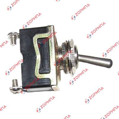 Διακόπτης ON-OFF με λεβιέ μεταλλικός 2-επαφών