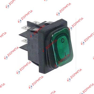 Διακόπτης ON-OFF I μεγάλος με φως πράσινο