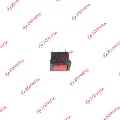 Διακόπτης ON/OFF, 6A με φως 3 επαφών Γενικής Χρήσης