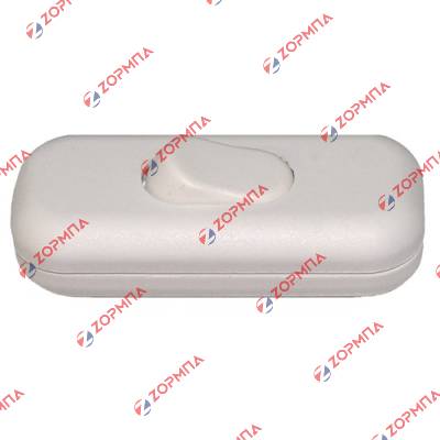 Διακόπτης καλωδίου λευκός ενδιάμεσος