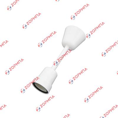 Ντουί βιδωτό E27 οροφής λευκό