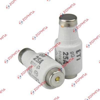 Ασφάλεια-φυσίγγιο Πίνακα Φυσίγγιο 25A E27 500V