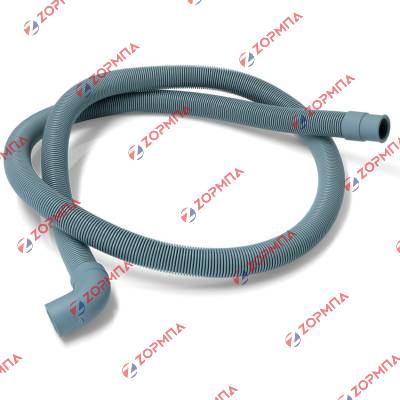 Σωλήνας σπιράλ 1,50m με γωνία αποχέτευσης νερού πλυντηρίου ρούχων/πιάτων (τρύπες 19mm &22mm)