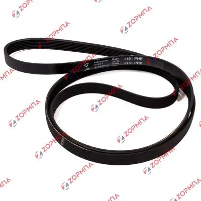 Ιμάντας πλυντηρίου ρούχων WHIRLPOOL/ BRANDT / FAGOR / SANGIORGIO ,  1151 PHE / 1151 H7 ραβδωτός , 481281729142, 55X3861