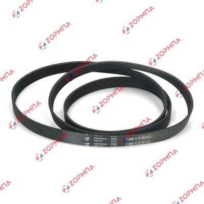 Ιμάντας ραβδωτός 1189 H8 πλυντηρίου ρούχων SIEMENS / BOSCH / PITSOS Original 428652