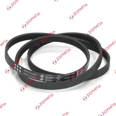 Ιμάντας πλυντηρίου ρούχων ραβδωτός J5MAEL 1249 BRANDT / FAGOR / INDESIT / ARISTON