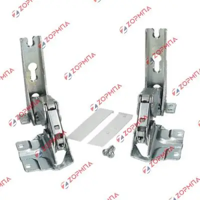 Μεντεσές εντοιχισμού δεξής-αριστερός (ζευγάρι) πόρτας ψυγείου PITSOS / SIEMENS / BOSCH / NEFF 