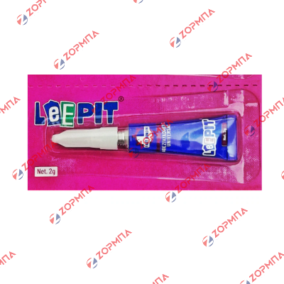 Κόλλα υγρή διάφανη Γενικής χρήσης  Leepit Super Glue  2 gr