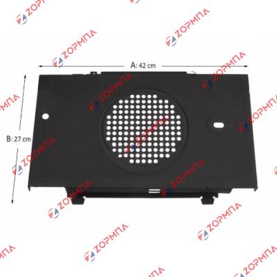 Κάλυμμα - πλάτη φούρνου κουζίνας αερόθερμης WHIRLPOOL Original 481244269022