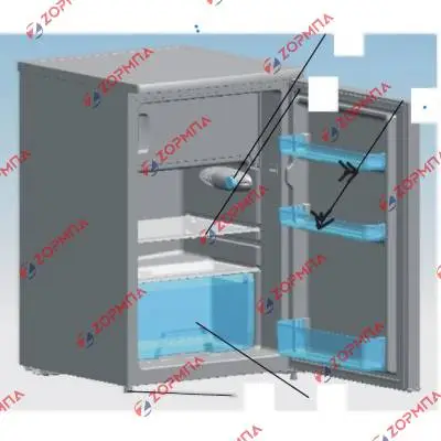 Μπουκαλοθήκη ψυγείου minibar MORRIS S70148SP 46 x 10mm