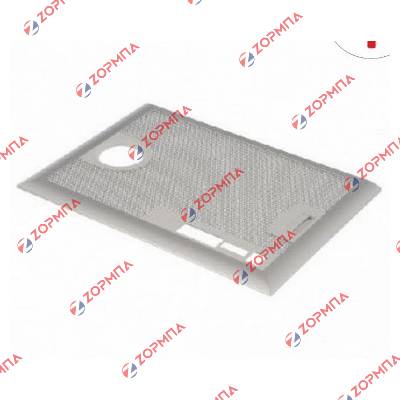 Φίλτρο απορροφητήρα μεταλλικό 38 x 26.5 BOSCH /SIEMENS/ NEFF Original 00365480