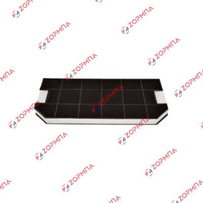 Φίλτρο άνθρακα απορροφητήρα 39,6x19,5x2,8cm, PITSOS / BOSCH / SIEMENS 00434229, 00463036, 00706593