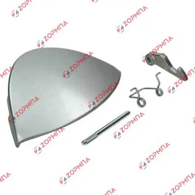 Κλείστρο πόρτας πλυντηρίου INDESIT /ARISTON/ DELONGHI / ARDO /WHIRLPOOL ασημί κομπλέ 482000027379, C00076583