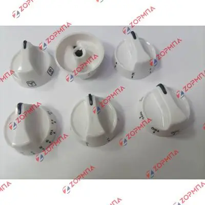 Κουμπιά κουζίνας ELCO / Γενικής Χρήσης  λευκά σετ 6 τεμάχια με ένδειξη αέρα