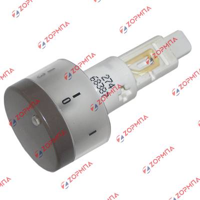 Κουμπί πατητό pop 7 θέσεων εστίας καφέ