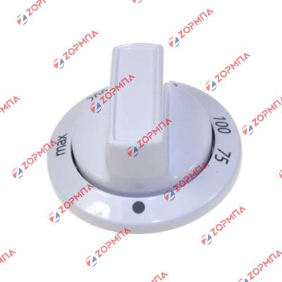 Κουμπί θερμοκρασίας φούρνου κουζίνας 75°C-200°C MAX BEKO / BLOMBERG Original 250315077 λευκό χρώμα