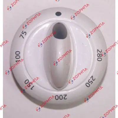 Κομβίο λευκό επιλογής θερμοκρασίας φούρνου κουζίνας ΒΕΚΟ/ CONTI