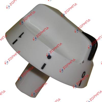 Κουμπί N/T 7 θέσεων μακρύ λαιμό λευκό