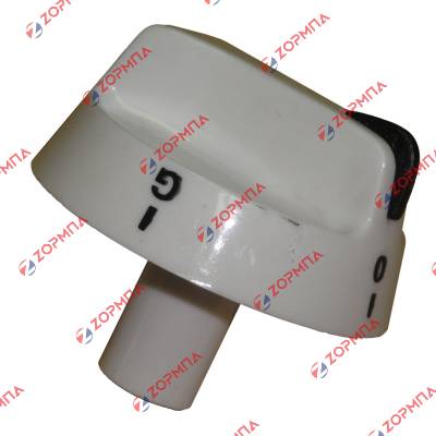 Κουμπί N/T 5 θέσεων μακρύ λαιμό λευκό