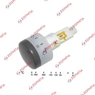 Κουμπί θερμοκρασίας φούρνου κουζίνας ELCO 50°C-250°C πατητό