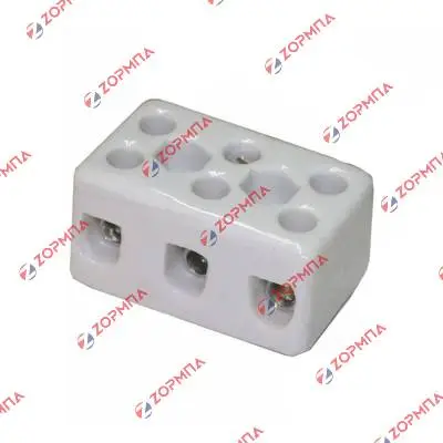 Κλέμενς πορσελάνης τριπλή Φ5mm