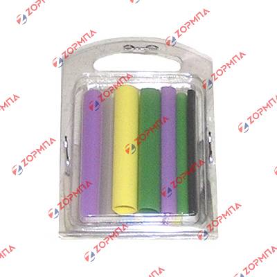 Μακαρόνια θερμοσυστελλόμενα 5cm x 5τμχ σετ 1 (2,4 - 3,2 - 4,8 - 6,4)