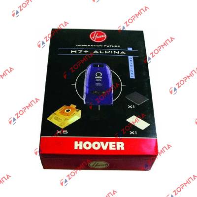 Σακούλες ηλεκτρικής σκούπας 5τμχ HOOVER ALPINA H7