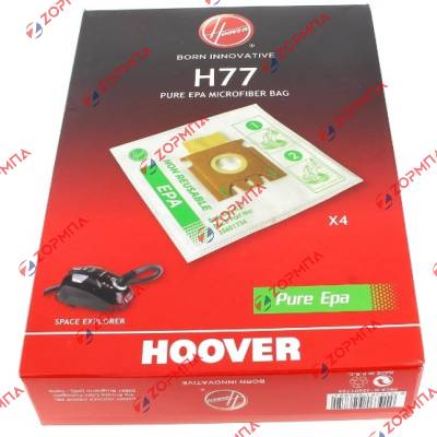 Σακούλες πάνινες ηλεκτρικής σκούπας HOOVER H77, H79 SPACE EXPLORER Original 35601734