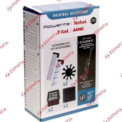 Φίλτρα και κύλινδροι καθαρισμού σκούπας stick ROWENTA  X-CLEAN 4 σετ  Original ZR335A00