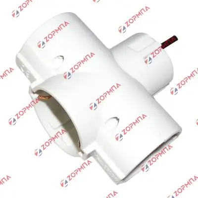 Φίς σούκο Σταυρός με 3 θέσεις λευκό