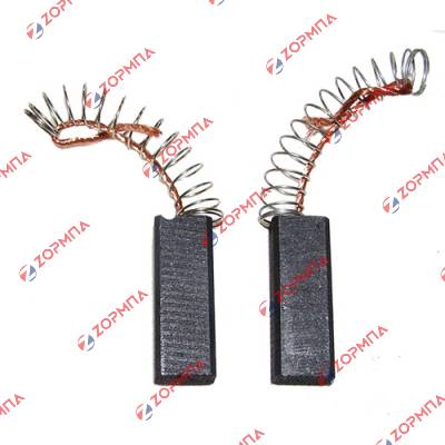 Καρβουνάκια σκούπας 6 x 9 x 25mm  με ελατήριο χωρίς θήκη Γενικής Χρήσης